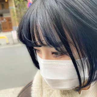 ショート カラー OAK溝の口 𖠋SHINYAのヘアスタイル