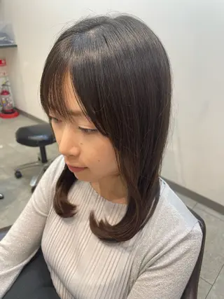 ミディアム パーマ neaf【六本木】所属・愛され/ミディアム 六本木/佐藤ゆり🎀のヘアスタイル