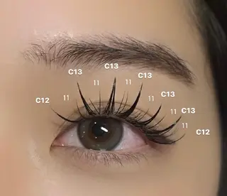 マツエク・マツパ foi by eyeartistsのマツエク・マツパデザイン