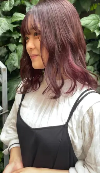 ロング レイヤーカット/ 透明感カラーmikuのヘアスタイル