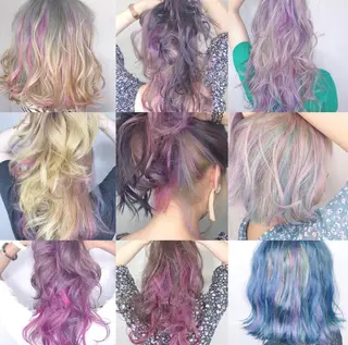 セミロング カラー 海外風レイヤーカット 👑店長　平松　由のヘアスタイル