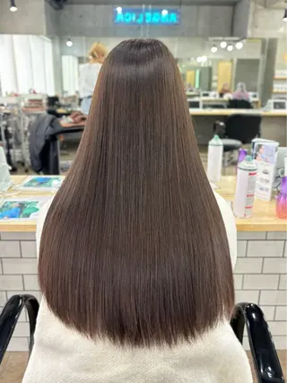 ロング カラー angelica難波 Hinaのヘアスタイル