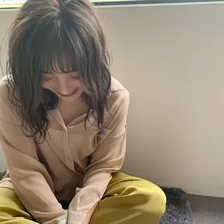 ミディアム amy.所属・メンズカットパーマ/ ブリーチ高柳将太のヘアスタイル