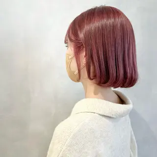 ショート カラー 🤍髪質改善➕透明感 カラー🤍川上葵のヘアスタイル