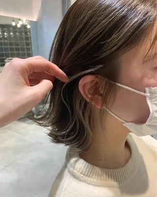 カラー クレハ :)のヘアスタイル