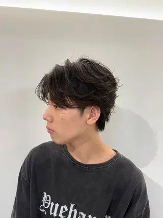 パーマ メンズ 髙橋 翔一のヘアスタイル