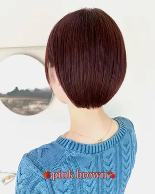 ショート カラー ビューティー　クララ所属・🌈miu miu hair✂️💕のヘアスタイル