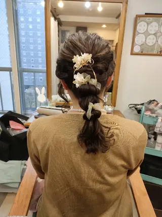 ヘアアレンジ HempBeauty 浅野アサミのヘアスタイル