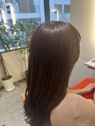 ロング カラー 中野渡 真利那のヘアスタイル