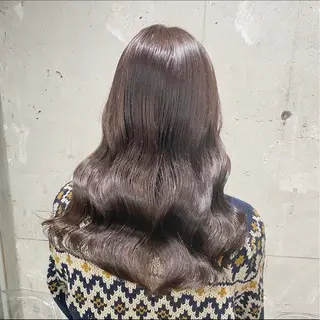 ロング カラー 🟦ニュアンス/メン ズパーマ横浜🟦のヘアスタイル