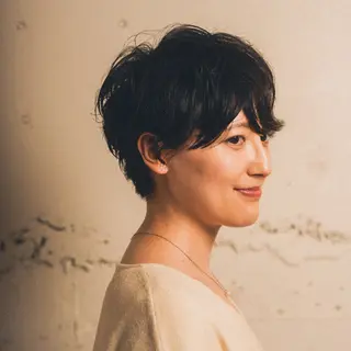 ショート パーマ SALON O所属・文京区/春日/東大前 ショートスタイルのヘアスタイル