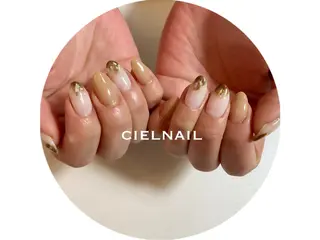 セミロング cielnail 祇園のネイルデザイン