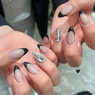 ネイル ワンホン/キラキラ ネイル💎yukaのネイルデザイン