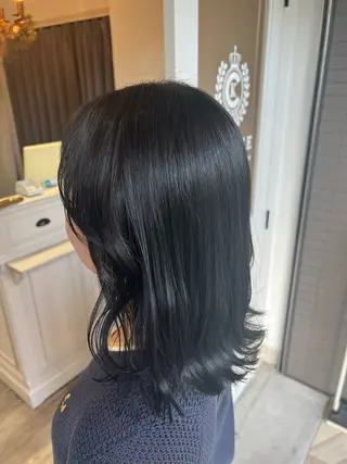 ミディアム カラー 髙橋 秀果のヘアスタイル