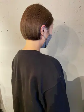 ミディアム カラー ZOA classic hair所属・東 みのりのヘアスタイル