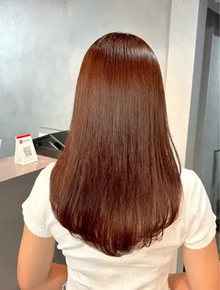 セミロング ASAKA🩷 韓国レイヤーカットのヘアスタイル