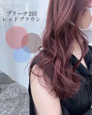 ロング 石本 眞優のヘアスタイル