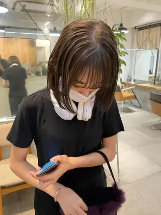 ショート 小顔レイヤー×コンパ クトボブ/林隆平のヘアスタイル