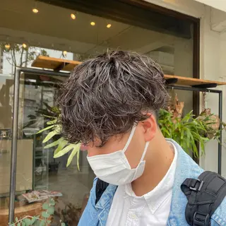 ショート パーマ メンズ 谷九/天王寺/上本町 /似合わせ/北川響のヘアスタイル