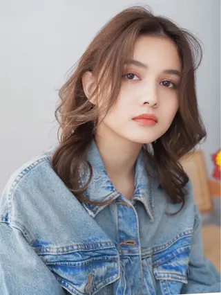 セミロング ROCCA hair HARU🩵のヘアスタイル