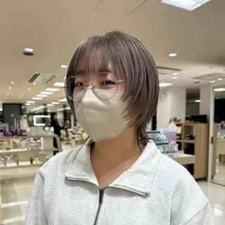 ショート カラー 透明感カラー🫧 ベージュ✴︎meiのヘアスタイル