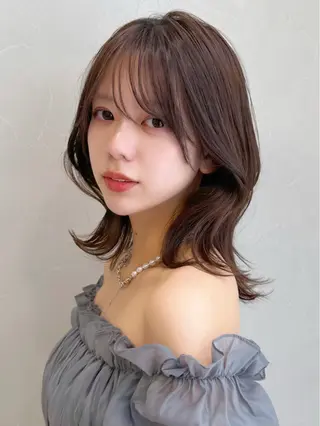 ミディアム 💫レイヤー ・ボブ💫小川愛誠のヘアスタイル