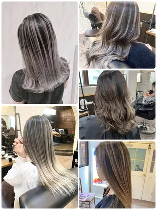 カラー ちゅる髪✨派手髪💖 ren💕のヘアスタイル
