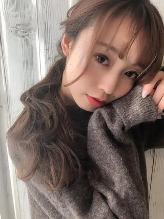 ロング カラー ヘアアレンジ ⭐️Shelter by TOKYO⭐️のヘアスタイル