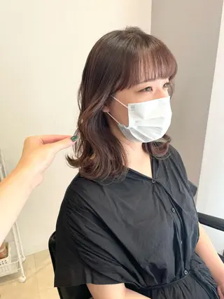 ミディアム 🍨モテベージュ🩰 miraiのヘアスタイル