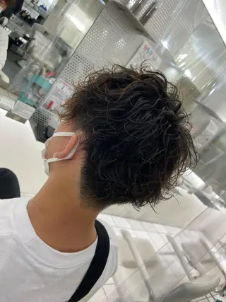 ショート パーマ メンズ 髪質改善美容室bokuno町田店所属・メンズ&髪質改善縮毛 矯正【平山🔥拓哉】のヘアスタイル