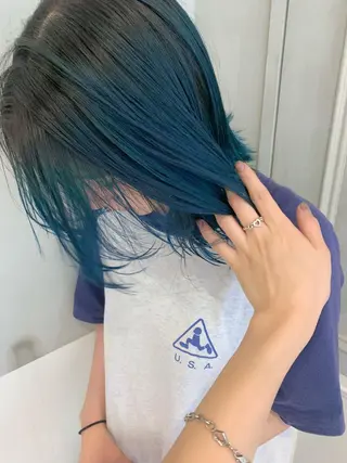 ミディアム カラー minami🪷 暖色カラーのヘアスタイル