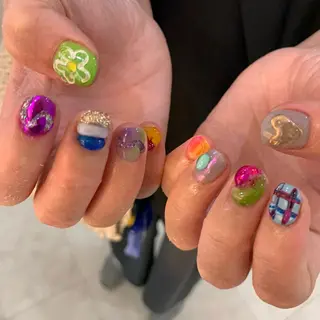 ネイル ゆびノさき茨木店 ニュアンス/アートのネイルデザイン