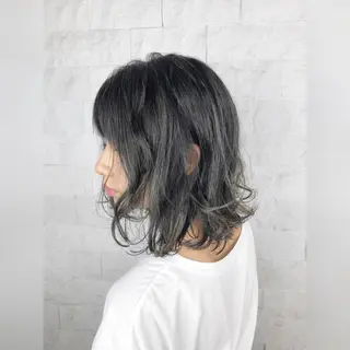 ミディアム 圧倒的美髪ストレート ツダケイタロウのヘアスタイル