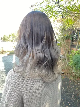 ロング カラー MIZUKI🫧ྀི 韓国ヘアAFLOATのヘアスタイル