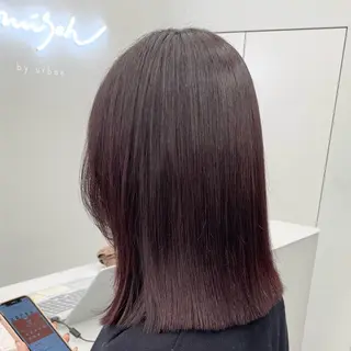 ミディアム カラー 髪質改善ストレート KENTOのヘアスタイル