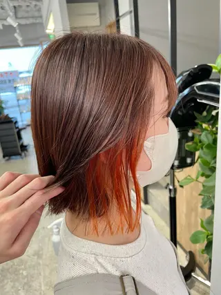 ミディアム SAEKI【ior 】北千住店ブリーチのヘアスタイル