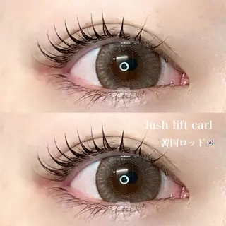 マツエク・マツパ 塩入ひろの、韓国ヘア 梅田/束感まつ毛のヘアスタイル