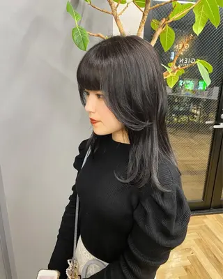 セミロング 片山 朝陽のヘアスタイル