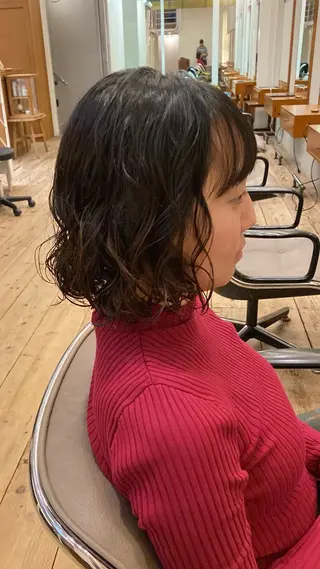 ショート パーマ ヘアアレンジ 似合わせカラー /カット🪿 moeのヘアスタイル
