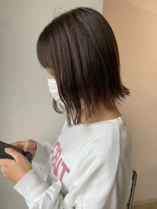 ショート カラー レイヤー/髪質改善 渡邉【日吉美容室】のヘアスタイル