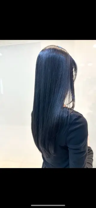 ロング パーマ 艶質改善/縮毛矯正 ササキナツミのヘアスタイル