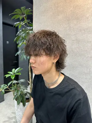 ショート パーマ メンズ 【メンズ特化】 サエキカズマのヘアスタイル