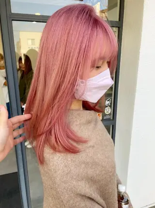 セミロング カラー 朝倉 海斗のヘアスタイル