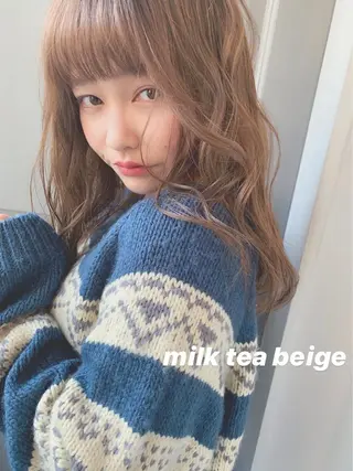 セミロング 古賀 侑磨のヘアスタイル