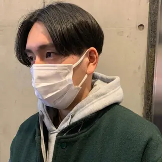 パーマ メンズ 酸性ストレート・ メンズ 三原 楊子のヘアスタイル