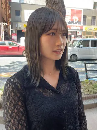 ミディアム 園田 渉 ◤SHIKIO◢のヘアスタイル
