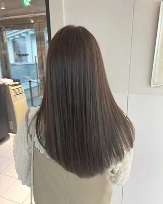 ロング カラー パーマ 岩堀 氷河のヘアスタイル