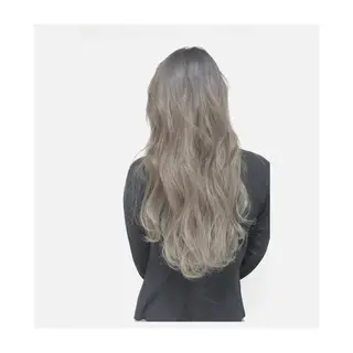 ロング カラー 永岡 鉄平のヘアスタイル