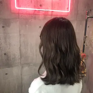 セミロング カラー SOY-KUFU高田馬場所属・似合わせ💓艶髪💓 暖色💗加藤あゆみのヘアスタイル