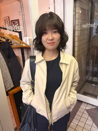 ミディアム パーマ kaito パーマ募集！🔵のヘアスタイル